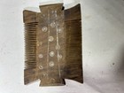 Vintage Handcrated Wooden Comb Hair Beard Folk Art Fine Artwork Collectible