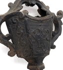 Antique Gothic Ornate Cast Iron Parlor Wood Stove Topper Finial Salvaged