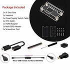 Raspberry Pi Zero 2 W Case Kit With Raspberry Pi Zero 2 W Case Power Supply