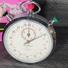 Vintage Hanhart Super Stopwatch 77982 Antimagnetic Works In Box