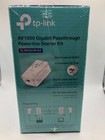 Sealed Tp-link Tl-pa7017p Av1000 Gigabit Passthrough Powerline Starter Kit