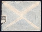 Palestine Nathanya British Mandate 1946 Airmail Cover To Usa  Officially Sealed