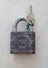 2 Vintage Yale Padlocks  One Brass With Key