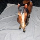 Vtg 11 5  Thoroughbred Horse Model Handpainted Die Cast Metal West Wind Buckskin