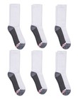 Hanes 6-pack Crew Socks Mens Max Cushion  Freshiq Wicking Cool Comfortblend 6-12
