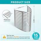 Pcs Weep Hole Covers For Brick Walls  Stainless Steel Weep Hole Covers Mesh 15