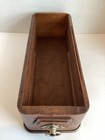 Vintage Singer Treadle Sewing Machine Cabinet Wood Right Drawer Brass Handle
