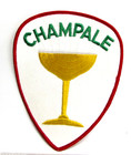 Vintage Champale Large Jacket Back Patch Metropolis Brewing Trenton New Jersey