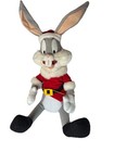 Looney Tunes Bugs Bunny As Santa Claus Warner Bros 16    Plush Vintage 1999