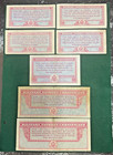 Military Payment Set Of 7   5    10    25    50     1   5    10 Series 471  1947-48 