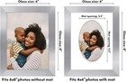 4x6 Picture Frame With Oval Mat Insert And Shatter-resistant Glass - Signature
