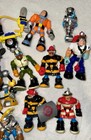 Fisher-price Rescue Heroes Lot Action Figures  Eagle  Helicopter  Accessories