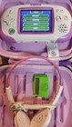 Purple Leapfrog Explorer Handheld Game With Games  Headphones And Carrying Case