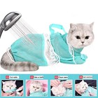 Cat Bag For Bath Adjustable Breathable Mesh Pet Restraint Bag
