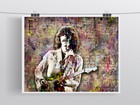 George Harrison 8x10in Poster George Harrison The Beatles 8x10inch Free Ship