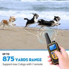 1 2 3 Pet Dog Wireless Electric Fence Containment System Training Collar Shock