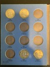 90  Silver Franklin Half Dollars  Total Of 7 Coins  1948 To 1960  Circulated