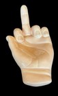 Vintage    givin    The Middle Finger    Ceramic Hand Retro Figurine Souvenir Decor