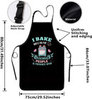 Funny Baking Apron For Women Men - Cute Cooking Aprons For Adults