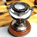 Nautical Brass Compass Desk Decor Vintage Marine Binnacle Retro Compass Handmade
