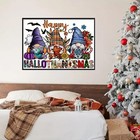 Gnome Diamond Art Kits For Adults  Halloween 5d Diamond Painting Kits For Beginn