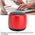  Wirelessly Bt Mini Speaker  Portable Speaker Stereo Bass Sound Portable Red
