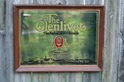 Vintage Glenlivet Father Of All Scotch George   Jg Smith Mirror Advertising Sign