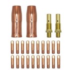 Mig Welder Nozzle Tips  035   Compatible With Lincoln And  035   0 9mm  Tips 