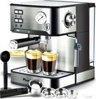 Italian Coffee Maker-20 Bar-espresso Machine With Steam Frother 54oz Water Tank