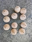 Vintage Wood Finials 12 Pieces Unfinished Natural Wood