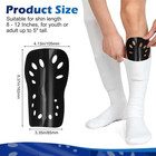 Soccer Shin Guards  2 Pairs Soccer Shin Sleeves Superlight And Breathable Shin G