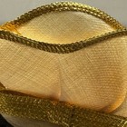 Gold Occasion Hat Kentucky Derby Church Wedding Formal Tea Party