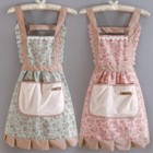 Hot Floral Apron New Household Cleaning Cooking Activities