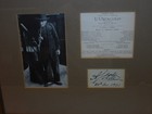 1930 s Opera House Opera Singer Photo   Autograph   Antonio Scotti   Framed