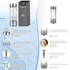 2026 Upgraded Hydrogen Water Bottle Generator Rechargeable Portable 420ml Glass