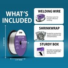 2-lb E308lfc-o  030  Stainless Steel Flux Cored Wire - Gasless Mig Welding Wire