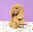 Jellycat Bashful Toffee Puppy - Medium 12  - Soft Plush Dog - New With Tags