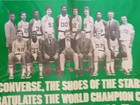 Rare Promo Converse 1981 Boston Celtics Champion Poster Larry Bird Kevin Mchale