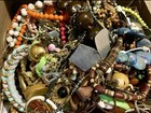 Jewelry Vintage Modern Lot Craft Junk   Gold Silver Tone Over 11b Flat Rate Box