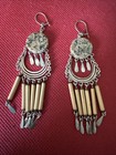 Vintage Tribal Style Dangling Earrings 
