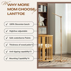 Crib Mobile Arm Wooden Floorstanding - 61 Inches Mobile Arm For Crib movable Bab