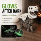 Dark Dinosaur Skeleton Pet Costume