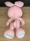 Vintage Fisher Price Cozies Pink Bunny Thermal Waffle Weave Stuffed Plush Toy