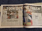 Atlanta Braves 2021 World Series Champions Chop Astros Mlb Baseball Newspaper