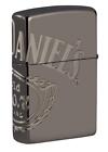 Zippo Armor Lighter With Engraved Wrap Around Jack Daniel s Logo  49282  Nib 