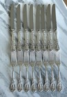 16 Piece Set  8 Dinning Forks 8 Knives     Francis I Reed   Barton Sterling Silver