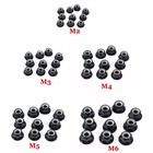 10-50pcs M2 m3 m4 m5 m6 Nylon Insert Self-lock Cnc Aluminum Nuts Hex Lock Nut