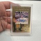 Michael Jordan 22 Kt Gold Card W  Game-used Floor Piece Coa Chicago Bulls