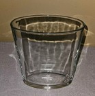 Clear Glass Heavy Oval Vase Medium 6 1 2  Home Decor