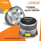 Prv Audio Tw700ti-cr Super Tweeter  4  Titanium Bullet Super Tweeter 8 Ohm   